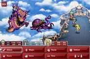 Typhon and Ultros's battle the party (iOS/Android/PC).