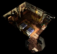 Дом с башенкой, 2 этаж.