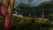 Mushroom rock.jpg (1.27 MB) The party at Mushroom Rock Road in Final Fantasy X.