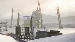Oerba's horizon.