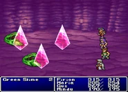 Faze targeting all enemies in Final Fantasy II (PS).