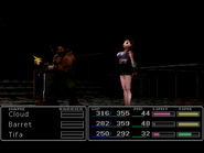 Vittoria di gruppo in Final Fantasy VII.