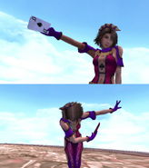 Yuna Lady Luck Victory Pose