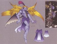 Concept art of third outfit EX Mode, based on Rest in the Statue of the Gods.