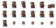 Sprites of the Knight.