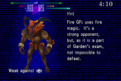 Ifrit Final Fantasy Viii Boss Final Fantasy Wiki Fandom