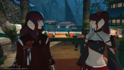 Kurenai and Hisui.