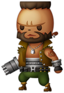 Barret in Theatrhythm Final Fantasy Curtain Call.