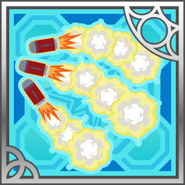 Micro Missiles in Final Fantasy Airborne Brigade (R+).