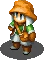 Hume Hunter sprite in Final Fantasy Tactics S.