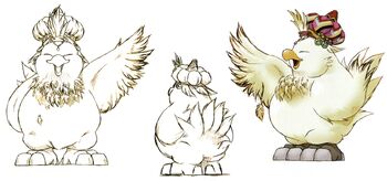 Fat Chocobo FFIX Artwork