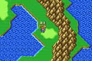 The village of Crescent on the Merged World (GBA).