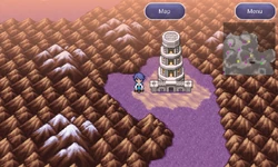 Highwind Tower on the world map, within the World of Dusk.
