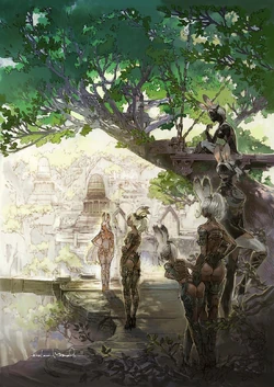 Promotional artwork for Final Fantasy XII: The Zodiac Age.