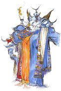 Artwork of Exdeath by Yoshitaka Amano.