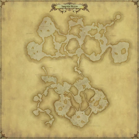 Eureka Pyros map from FFXIV