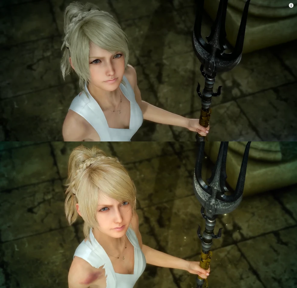 Square Enix Final Fantasy XV Lunafreya Nox Fleuret Play Arts Kai Action Figure