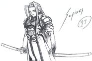 Sephiroth concept art.