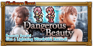 Global event banner for "Dangerous Beauty".