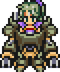 Terra in Magitek Armor (SNES/PS/GBA).