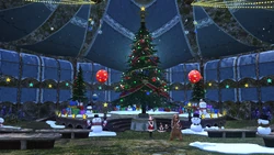 Gridania during the 2017 Starlight Celebration.