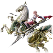 Lightning riding Odin in Gestalt Mode.
