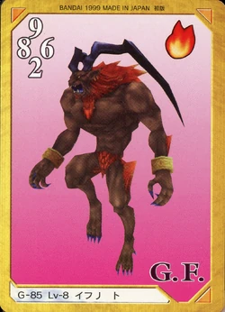 Final Fantasy VIII Bandai Carddass Masters Triple Triad - Back 085