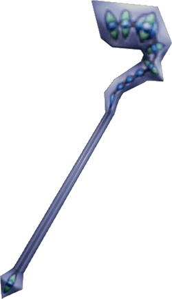 Ice Staff's in-game model from Final Fantasy IX.