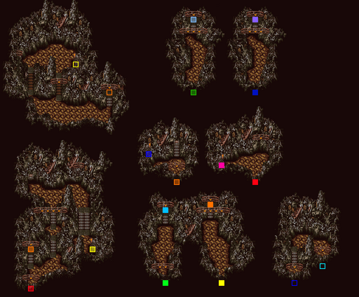 Kefka's Tower Cave Map