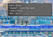 NPC talks about Gardens being made in Esthar from FFVIII R