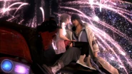 Snow and Serah at Bodhum's fireworks festival.