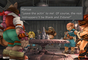 Tantalus plans their kidnap from FFIX Remastered