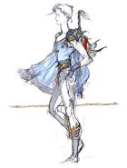 Bartz concept art by Yoshitaka Amano.