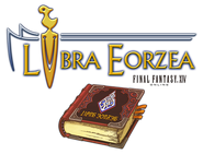 Final Fantasy XIV: Libra Eorzea logo.