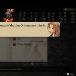 Final Fantasy Tactics party roster quotes