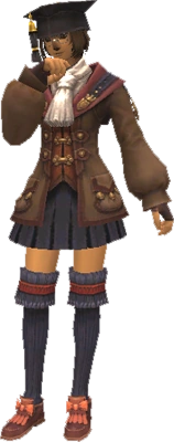 Mithra Scholar in Artifact Armor.