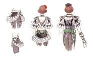 Artwork of a Dancer from Final Fantasy XI.