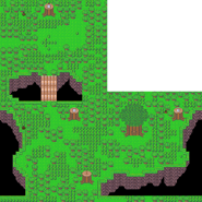 FFMQ Alive Forest Restored - Inside.png (44 KB) Restored Alive Forest after the Crystal of Earth is restored.