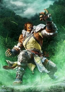 Artwork for a Hrothgar monk.