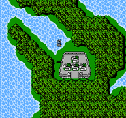 Lufenia on the World Map (NES).