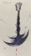 Artwork del péndulo en The Art of Final Fantasy IX.