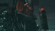 Shinra medical helicopter from FFVII Remake