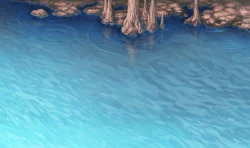 Battle background on water (PSP).