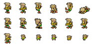 Set of Gau's sprites.