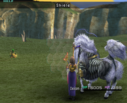 Ixion using Shield.