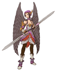 An Aegyl Sky Soldier.