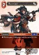 Warrior [2-010C] Opus series card.