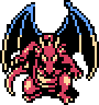 Dragon's statue sprite (NES).