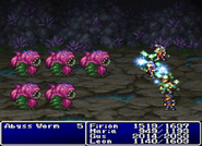 Cure10 cast on the party in Final Fantasy II (PS).