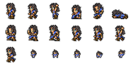 Set of Fang's sprites.